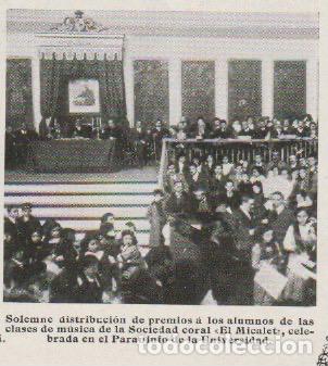 Coleccionismo de Revistas y Peri&oacute;dicos: * VALENCIA * Premios a los alumnos de la Sociedad Coral El Micalet - 1912