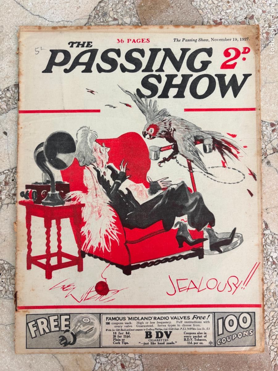 Coleccionismo de Revistas y Peri&oacute;dicos: THE PASSING SHOW, NOVEMBER 19, 1927. 36 P&Aacute;GINAS. MULLARD RADIO.