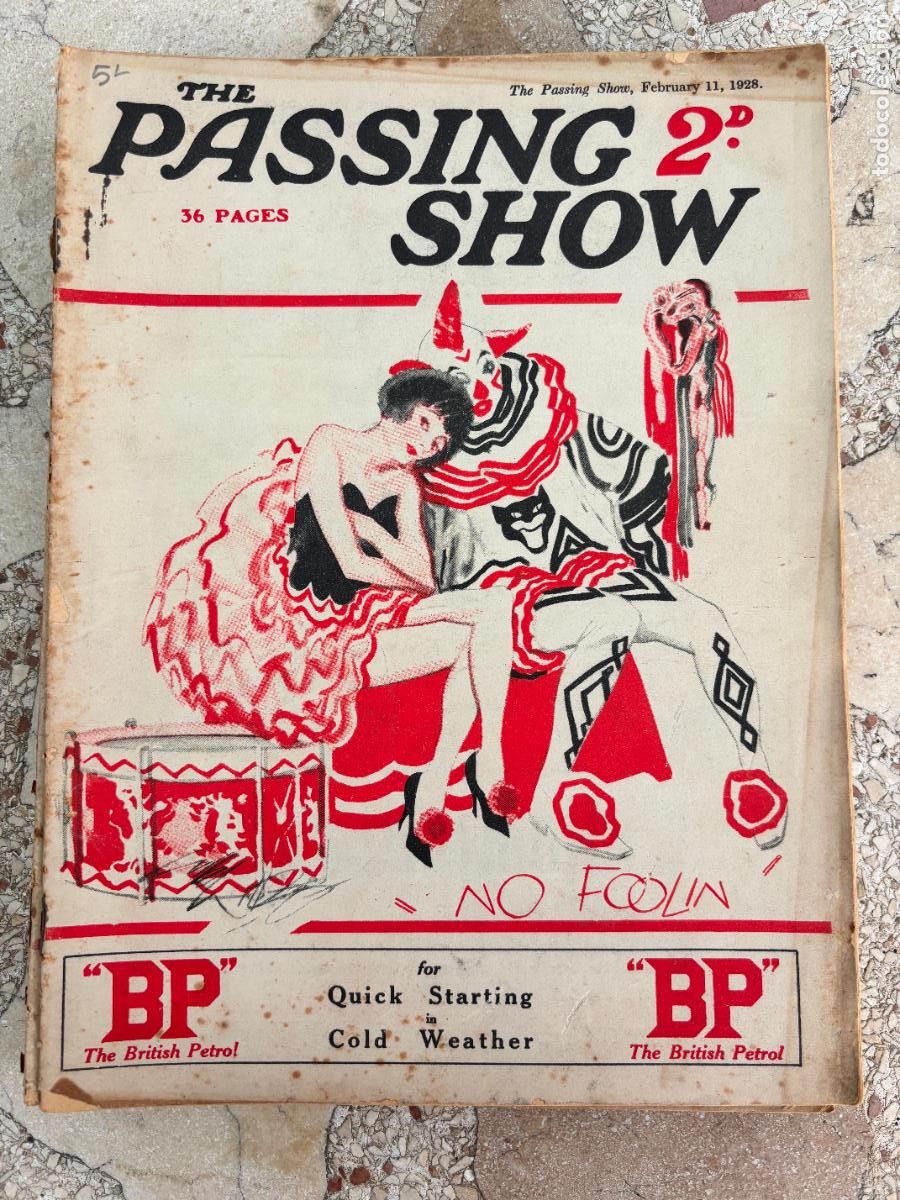Coleccionismo de Revistas y Peri&oacute;dicos: THE PASSING SHOW, FEBRUARY 11, 1928. 36 P&Aacute;GINAS. NO FOOLIN. MORRIS.