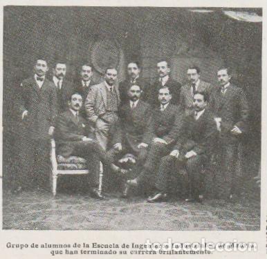 Coleccionismo de Revistas y Peri&oacute;dicos: Alumnos de la Escuela de Ingenieros Industriales de Madrid - 1912