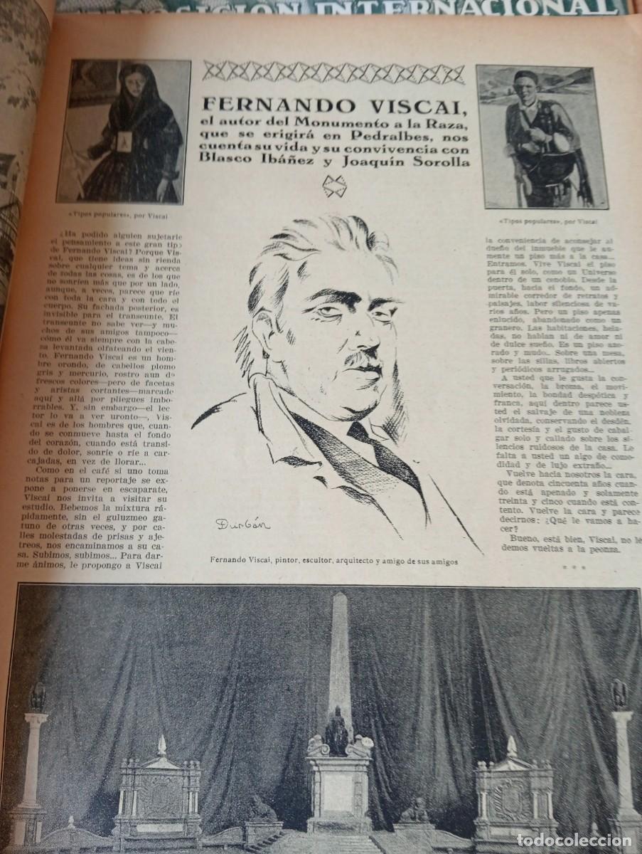Coleccionismo de Revistas y Peri&oacute;dicos: REVISTA A&Ntilde;O 1929 FERNANDO VISCAL BOXEADOR GIRONES LARSEN VICENTE NAVARRO MARTIN DURBAN