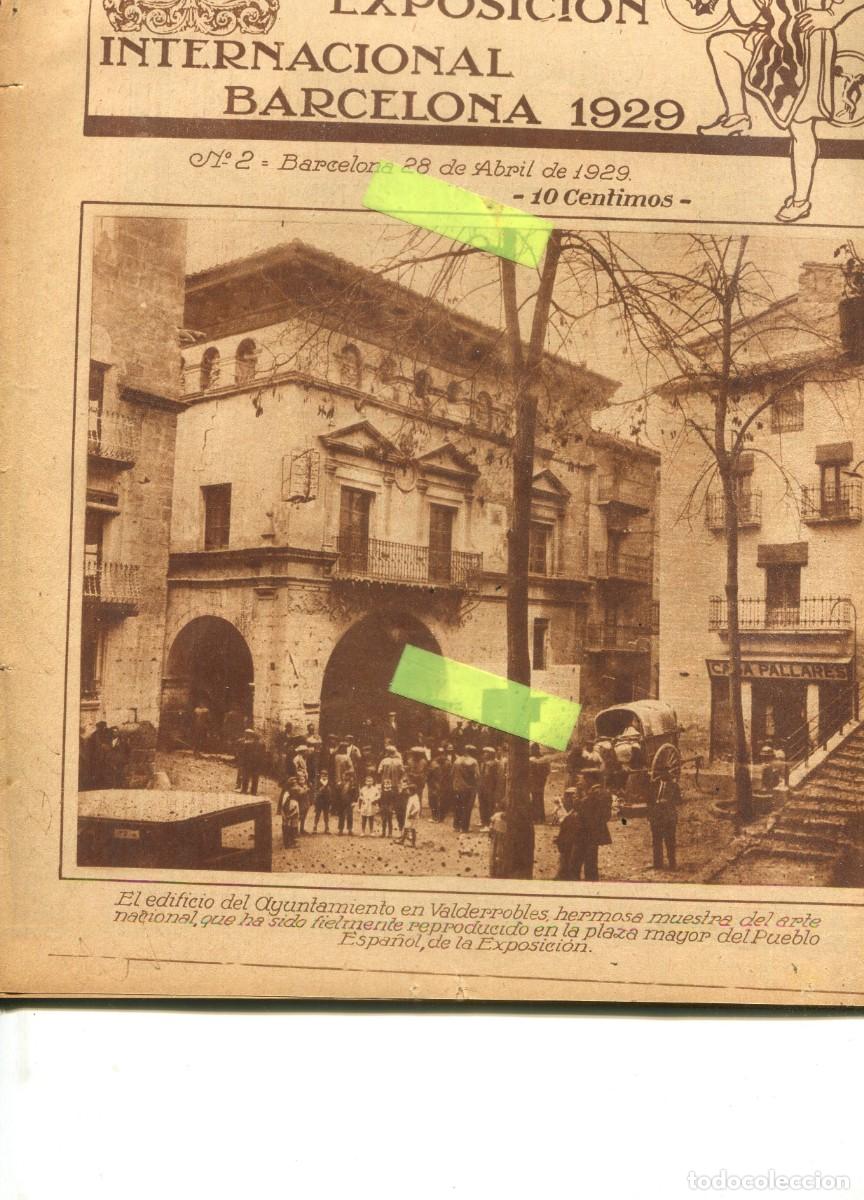 Colecionismo de Revistas e Jornais: REVISTA A&Ntilde;O 1929 AYUNTAMIENTO DE VALDERROBLES EN BARCELONA BARBERA DEL VALLES R. MARTI ALSINA