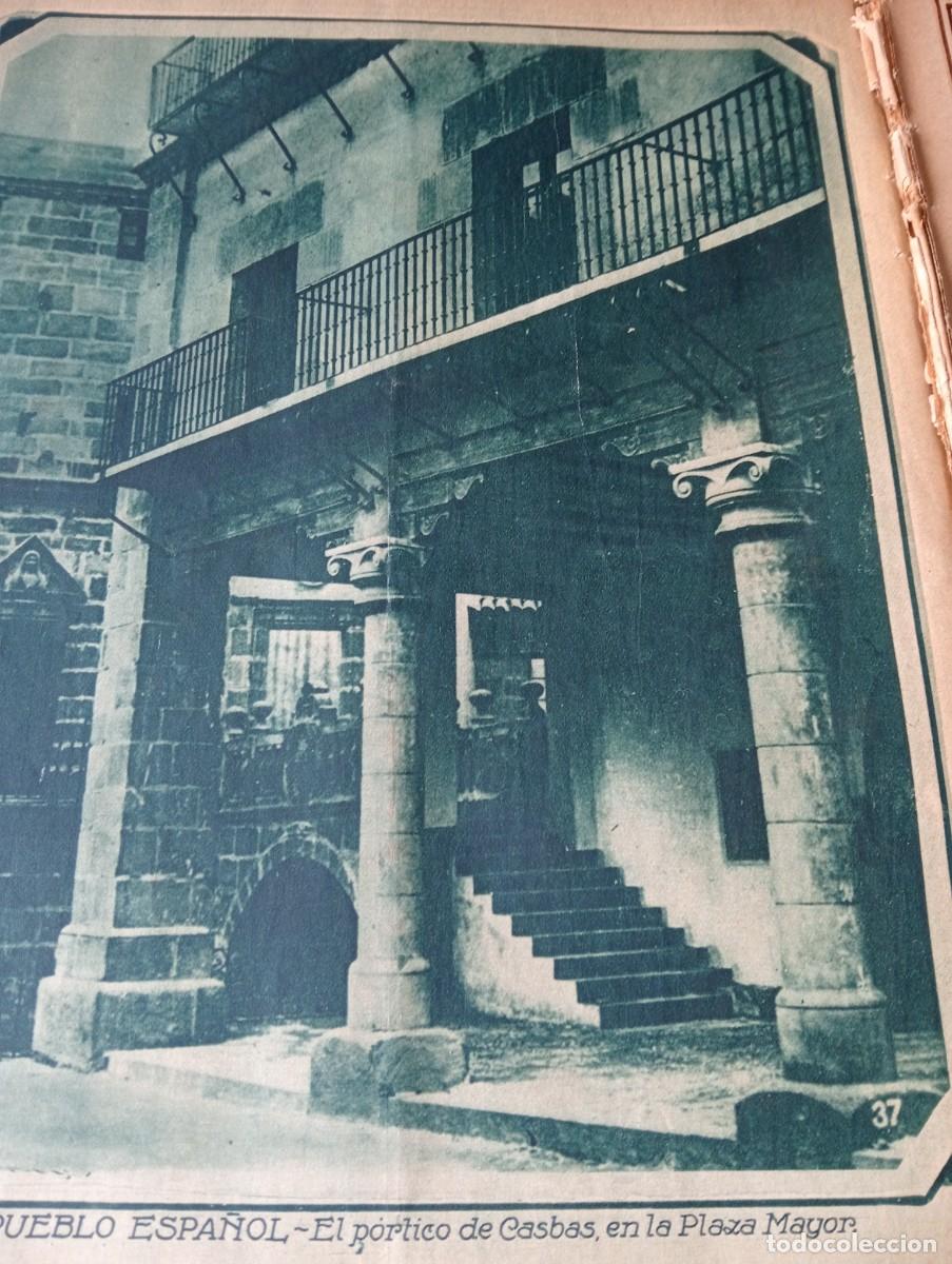 Coleccionismo de Revistas y Peri&oacute;dicos: REVISTA A&Ntilde;O 1929 PORTICO DE CASBAS PUEBLO CANDIL EN BARCELONA PUERTA DE AVILES SANTILLANA RIAZA