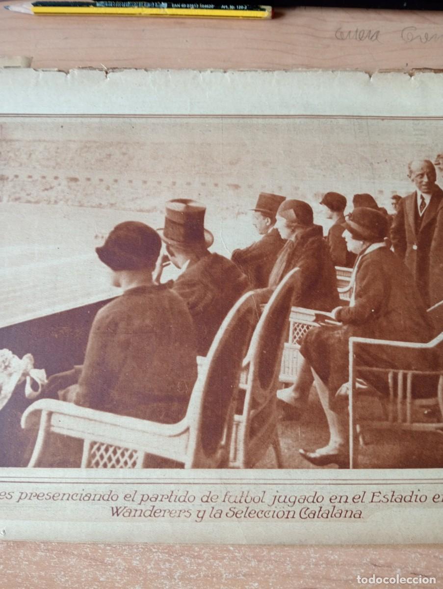 Collection Magazines and Newspapers: REVISTA A&Ntilde;O 1929 EL REY EN EL ESTADI OLIMPIC DE MONTJUIC FUTBOL SELECCIO CATALANA BOLTON WANDERERS