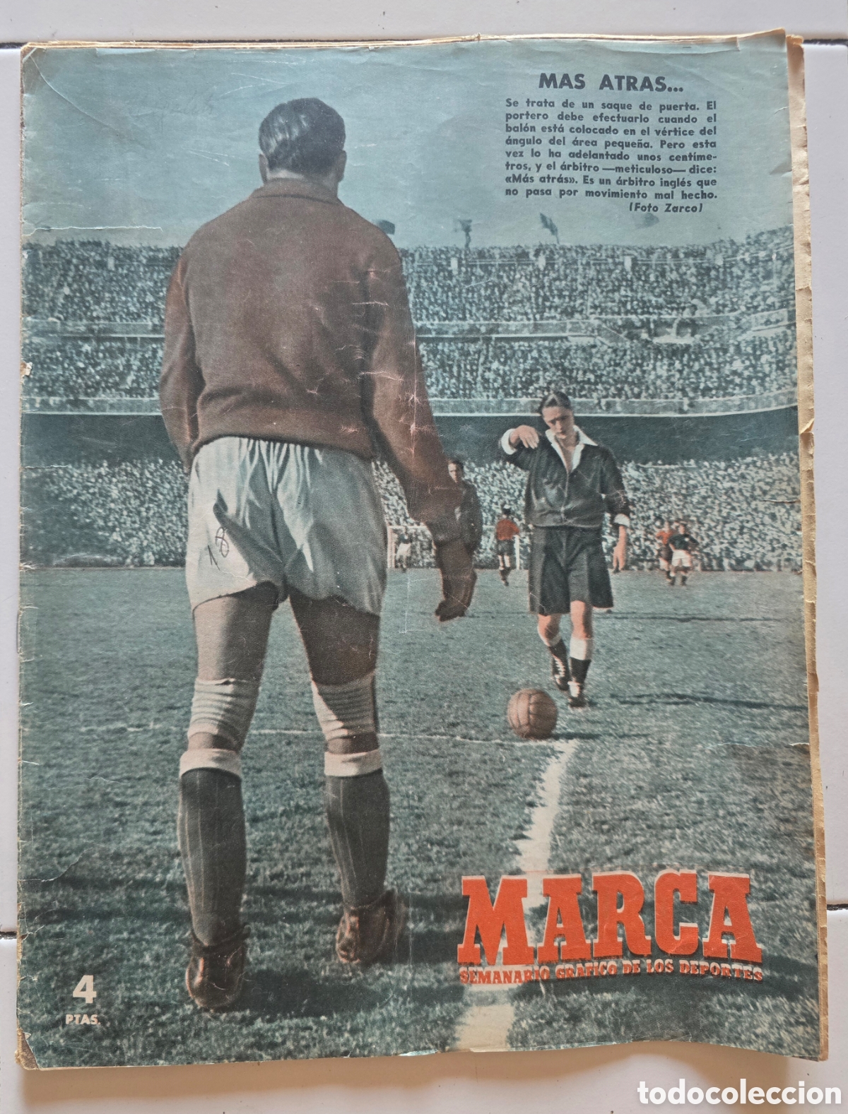 Coleccionismo de Revistas y Peri&oacute;dicos: MARCA,NUMERO 528,(FUNDADO POR MANUEL FERN&Aacute;NDEZ CUESTA-MANUEL CASANOVA)