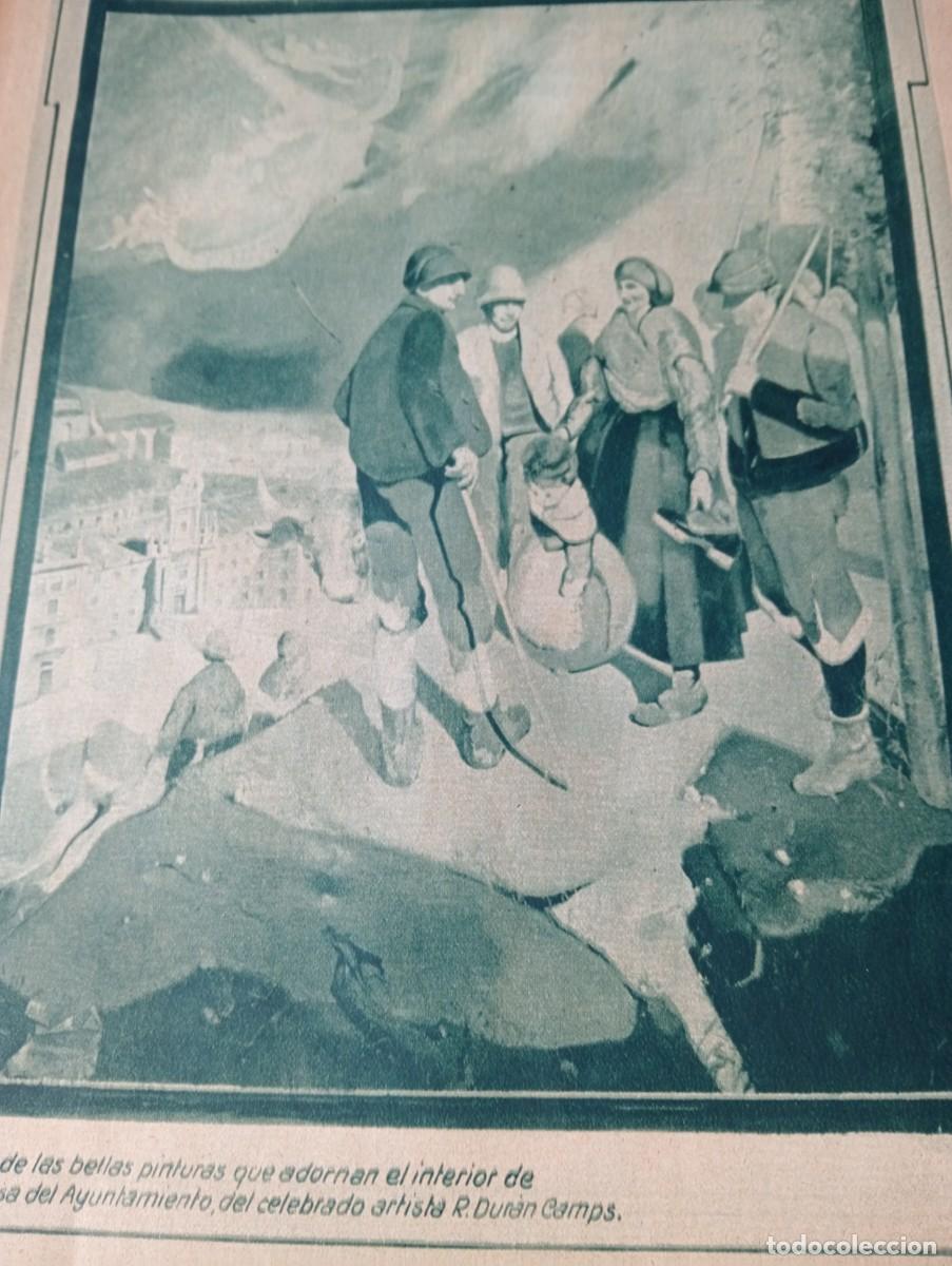Coleccionismo de Revistas y Peri&oacute;dicos: REVISTA A&Ntilde;O 1929 LAS PINTURAS DE DURANCAMPS EN LOS PABELLONES DE LA EXPOSICION DE BARCELONA