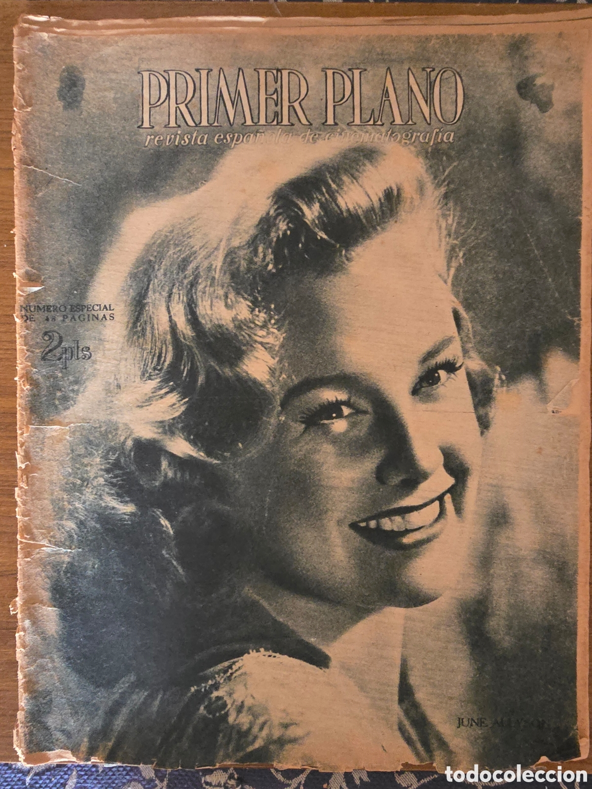 Collezionismo di Riviste e Giornali: PRIMER PLANO REVISTA ESPA&Ntilde;OLA DE CINEMATOGR&Aacute;FIA,NUMERO 233,(ADRIANO DEL VALLE)