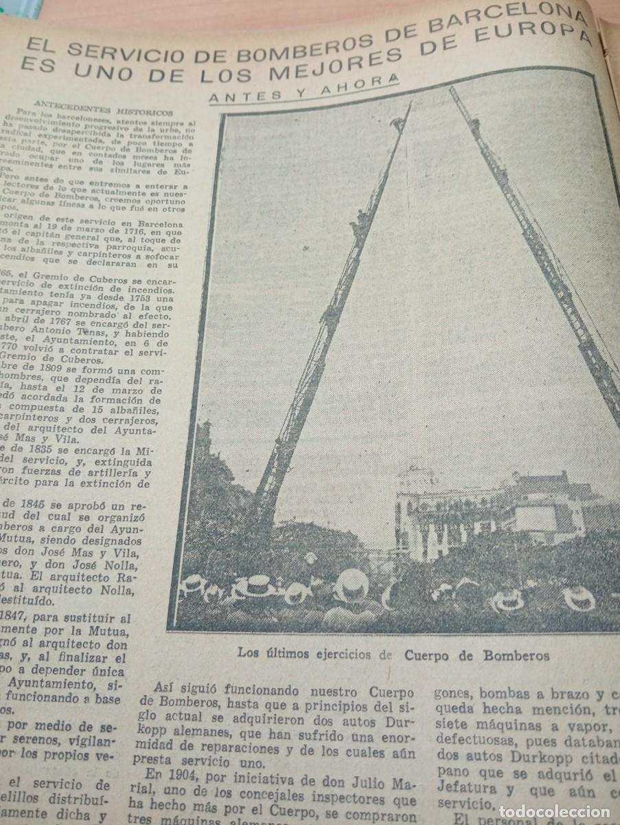 Sammeln von Zeitschriften und Zeitungen: REVISTA A&Ntilde;O 1929 ORFEON PAMPLONES PAMPLONA REMIGIO MUGICA BOMBEROS DE BARCELONA FUENTE MONTJUIC