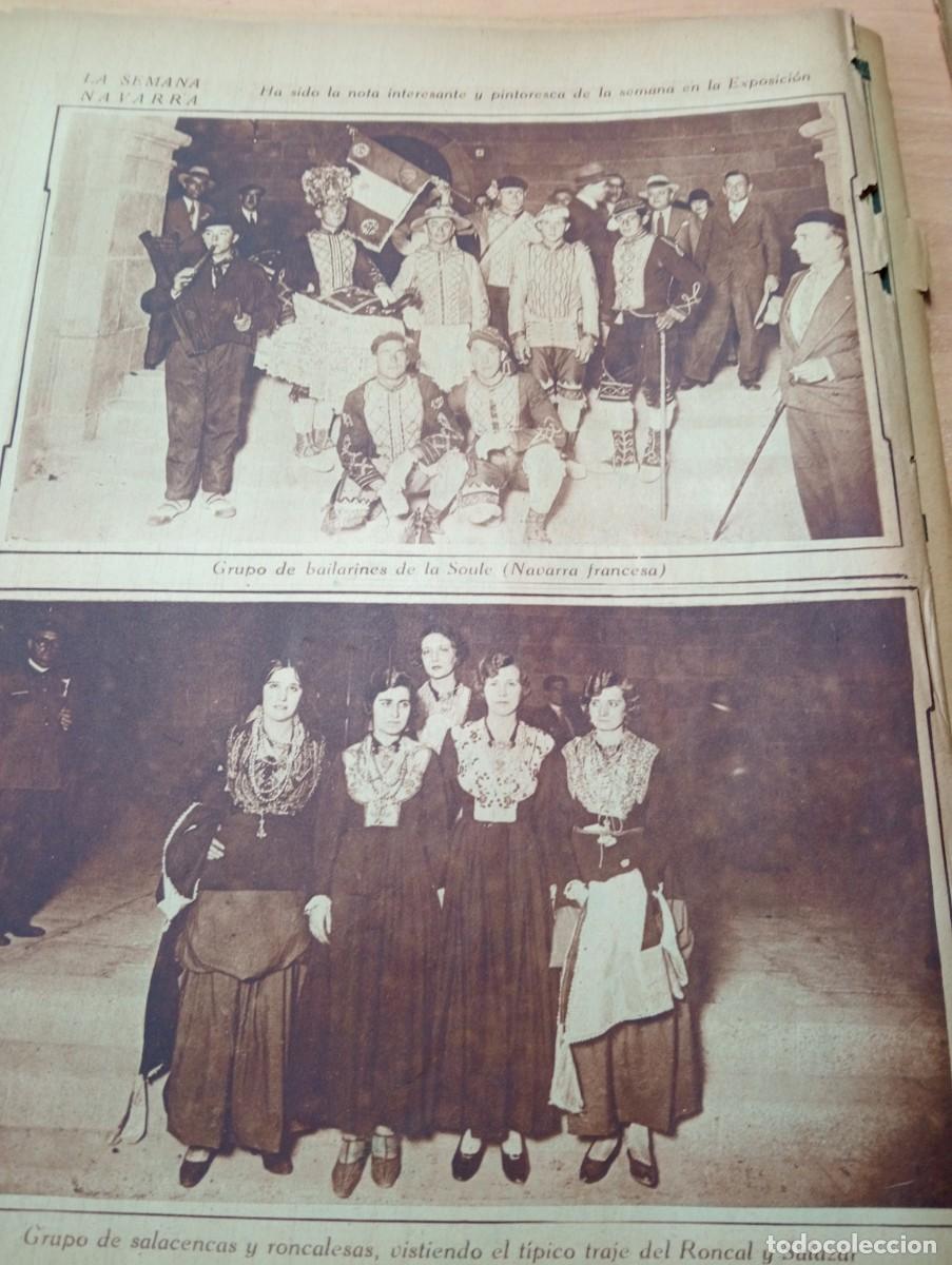 Coleccionismo de Revistas y Peri&oacute;dicos: REVISTA A&Ntilde;O 1929 VESTIDO TIPICO DEL RONCAL Y SALAZAR LA SOULE NAVARRA FRANCESA EN EXPO BARCELONA