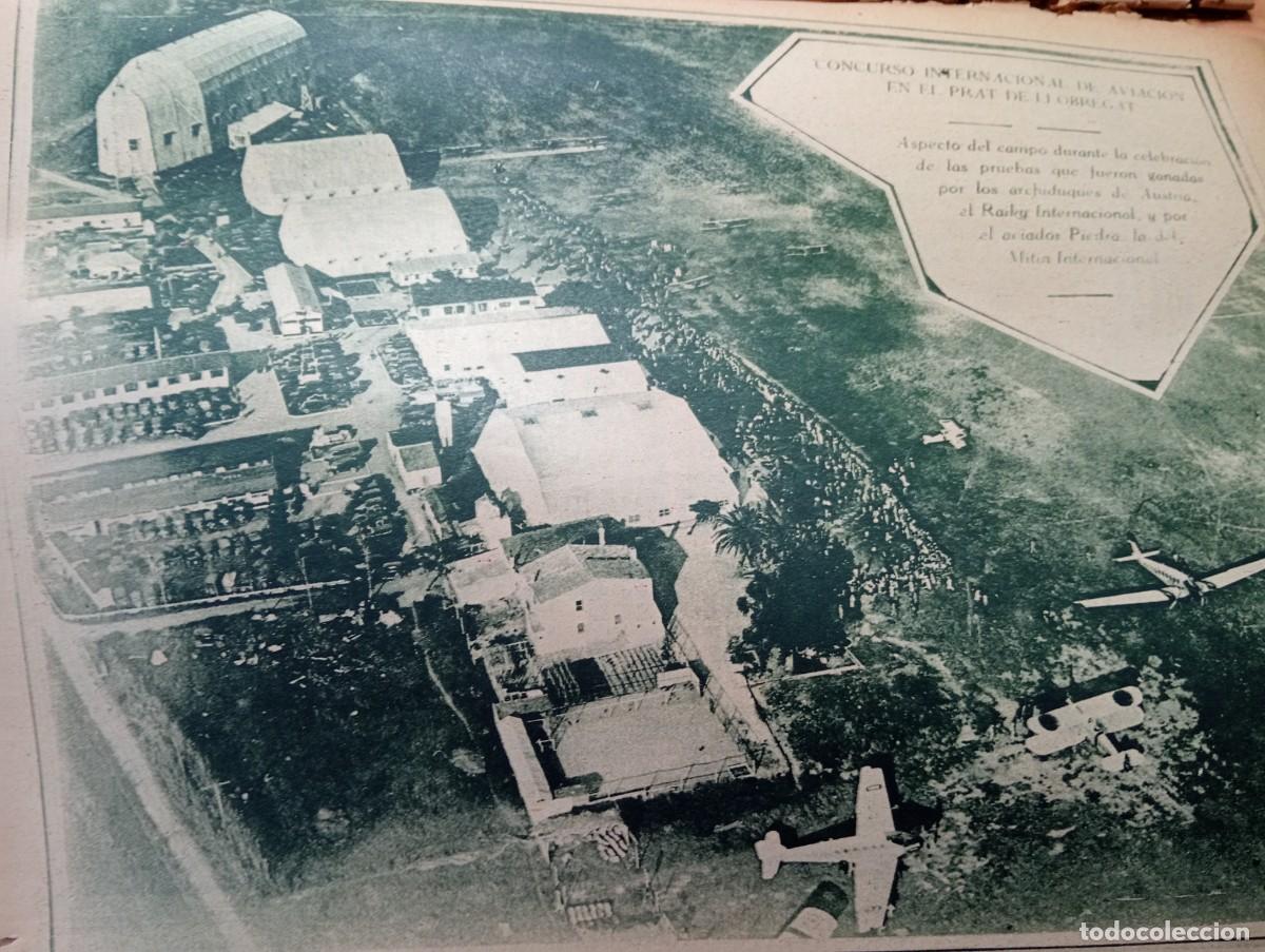 Coleccionismo de Revistas y Peri&oacute;dicos: REVISTA A&Ntilde;O 1929 VERUELA Y BECQUER CONCURSO INTERNACIONAL DE AVIACION EN EL PRAT DE LLOBREGAT