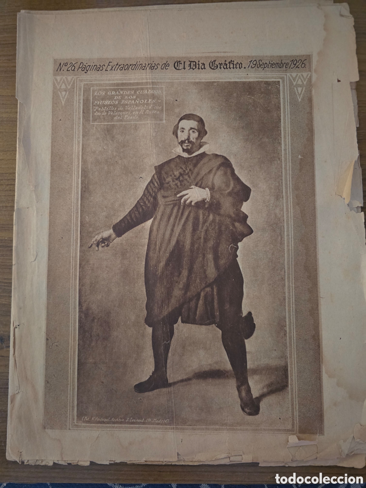 Collectionnisme de Revues et Journaux: PAGINAS EXTRAORDINARIAS DE EL DIA GRAFICO,NUMERO 26, A&Ntilde;O 1926,(BARCELONA)