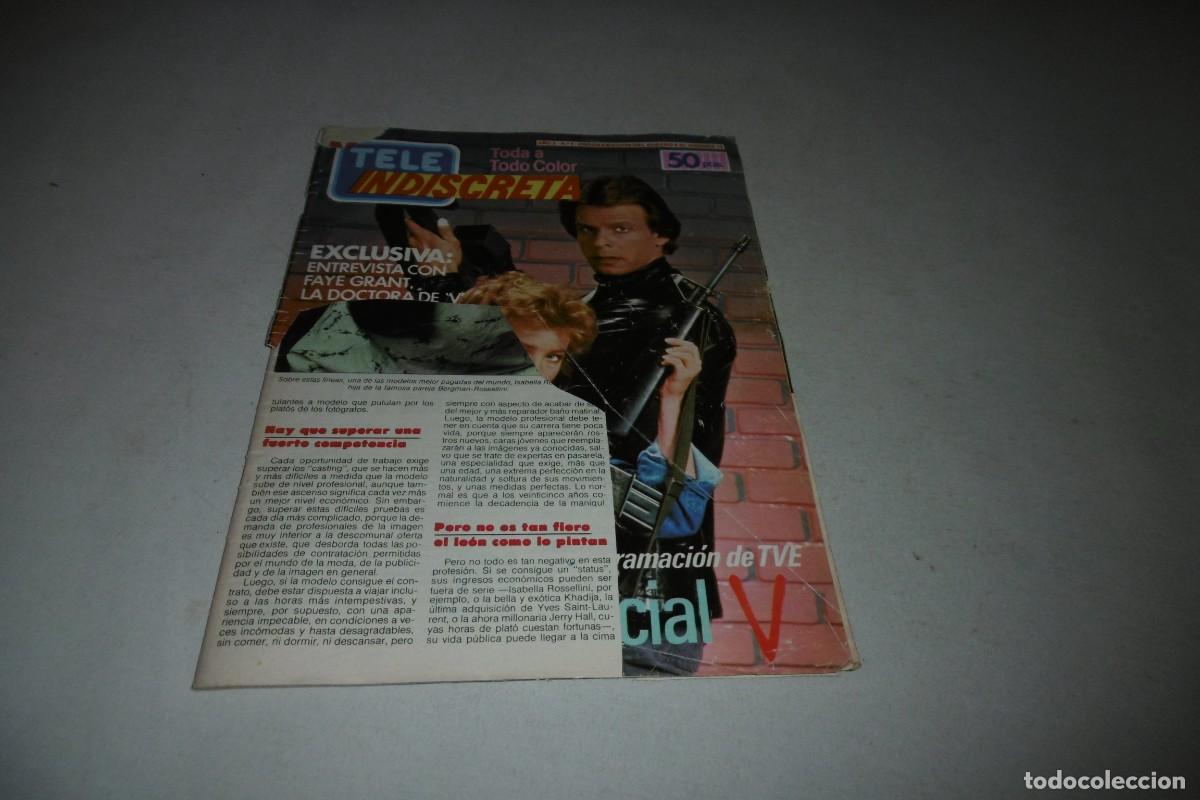 Coleccionismo de Revistas y Peri&oacute;dicos: TELE INDISCRETA A&Ntilde;O 2 NUMERO 4 V LOS VISTANTES