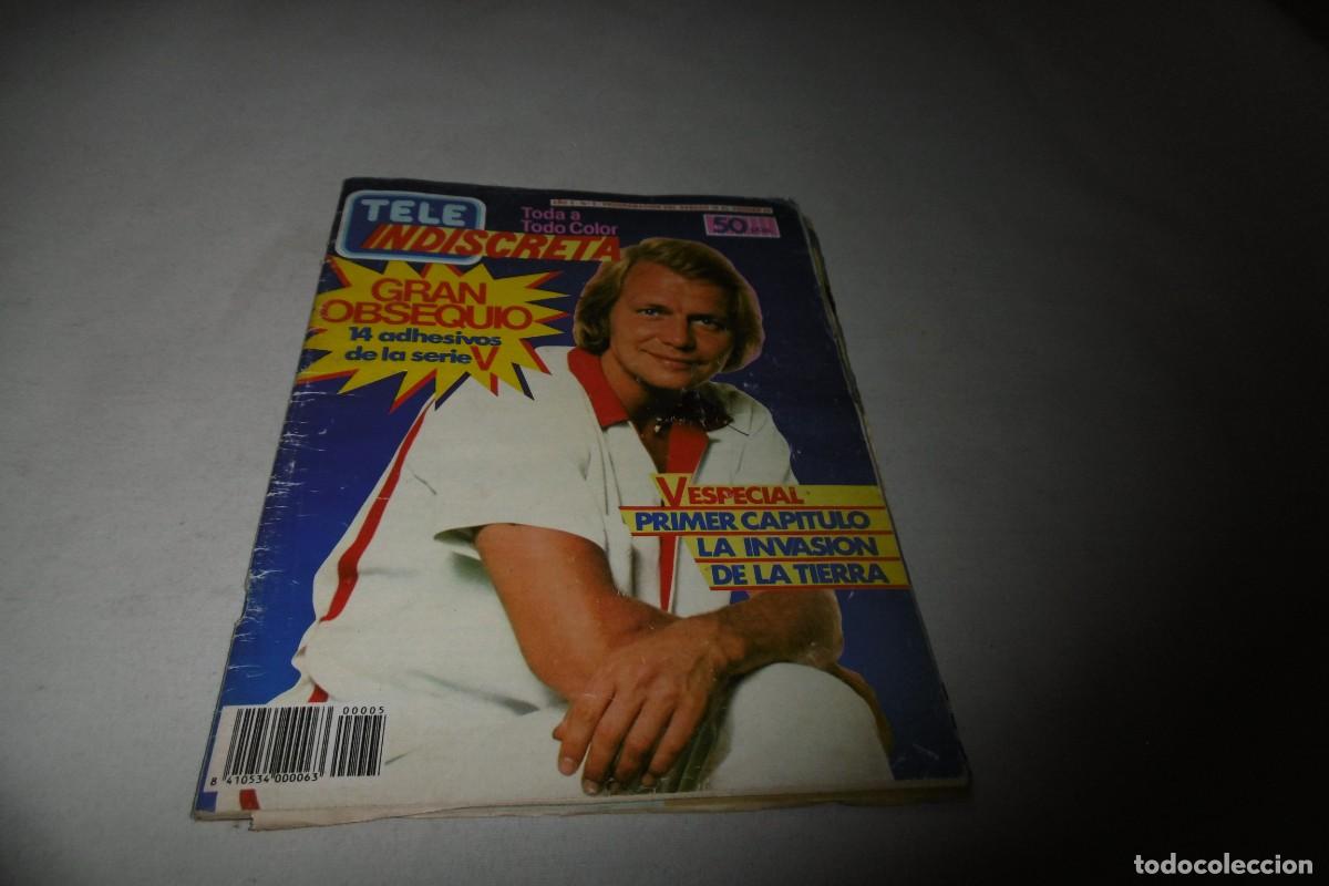 Coleccionismo de Revistas y Peri&oacute;dicos: TELE INDISCRETA A&Ntilde;O 2 NUMERO 5 V LOS VISTANTES