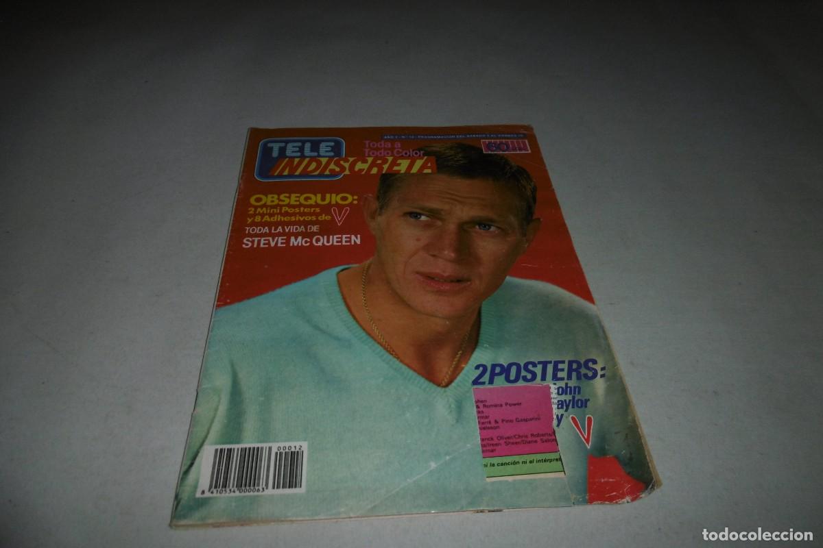 Coleccionismo de Revistas y Peri&oacute;dicos: TELE INDISCRETA A&Ntilde;O 2 NUMERO 12 V LOS VISTANTES