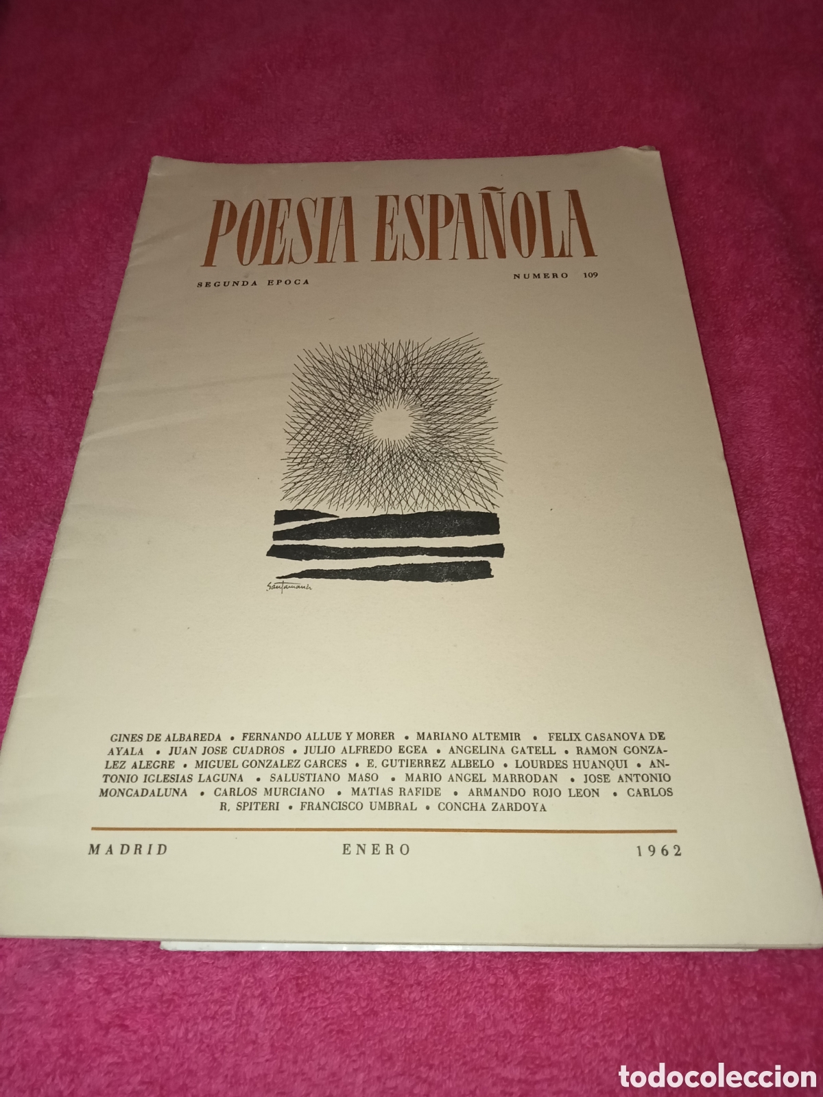 Coleccionismo de Revistas y Peri&oacute;dicos: Poes&iacute;a espa&ntilde;ola n&uacute;mero 109 1962