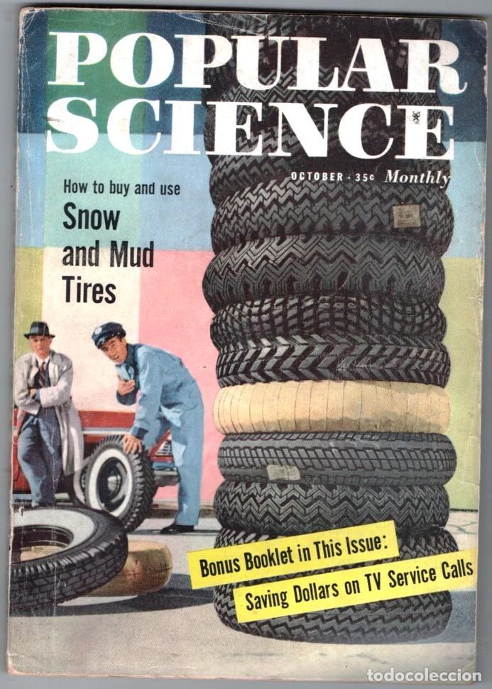 Coleccionismo de Revistas y Peri&oacute;dicos: 1957 OCTUBRE POPULAR SCIENCE THE INSIDE STORY ON CHRYSLER&acute;S NEW V-8 264 PAG INGLES