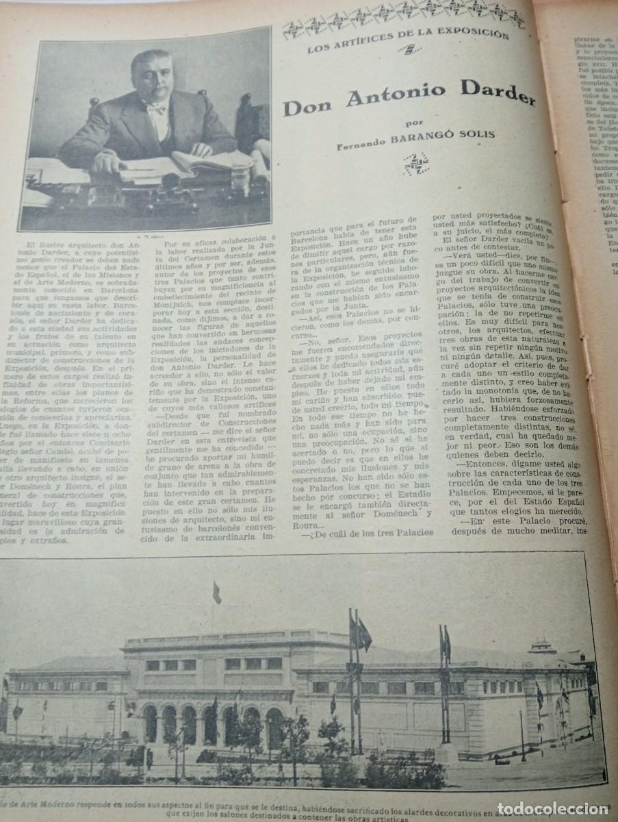 Coleccionismo de Revistas y Peri&oacute;dicos: REVISTA A&Ntilde;O 1929 ARQUITECTO ANTONIO DARDER LUIS MATUTANO BON EL TURISMO Y LA EXPOSICION DE BARCELONA