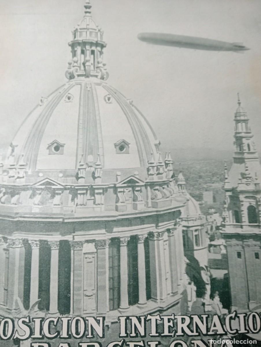 Coleccionismo de Revistas y Peri&oacute;dicos: REVISTA A&Ntilde;O 1929 DIRIGIBLE ZEPPELIN EN BARCELONA CIRCO GLEICH EN BARCELONA A.ROSSI MAGLIANO ESCULTOR