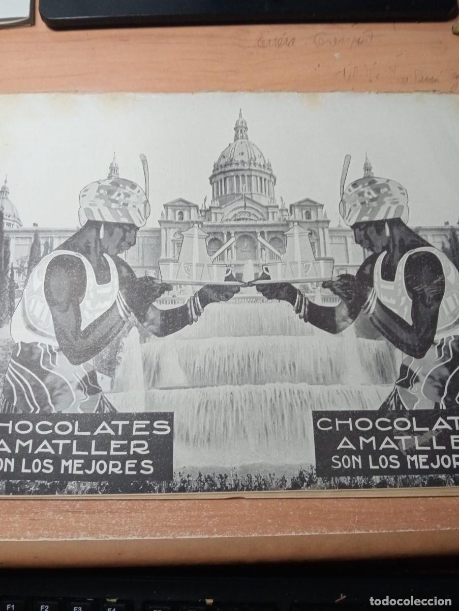 Coleccionismo de Revistas y Peri&oacute;dicos: REVISTA A&Ntilde;O 1929 ANUNCIO DE PAGINA ENTERA CHOCOLATES AMATLLER Y LA EXPOSICION DE BARCELONA
