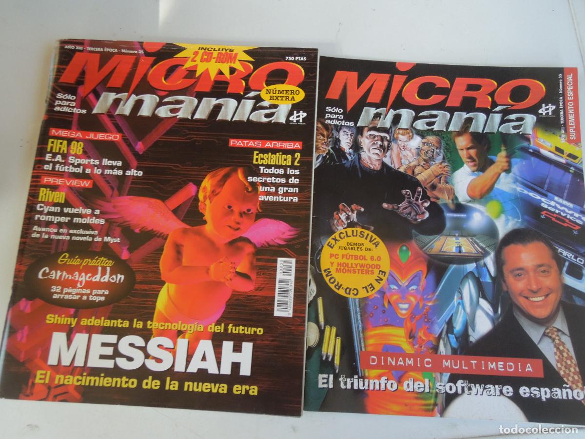 Coleccionismo de Revistas y Peri&oacute;dicos: MICROMANIA REVISTA N&ordm; 35 III EPOCA- 12-1997 - MESSIAH , CON SUPLEMENTO