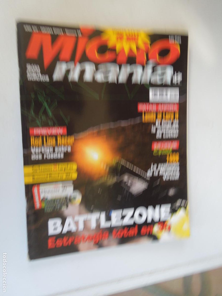 Coleccionismo de Revistas y Peri&oacute;dicos: MICROMANIA REVISTA N&ordm; 38 - III EPOCA - 03-1998 - BATTLEZONE , ESTRATEGIA TOTAL EN 3D