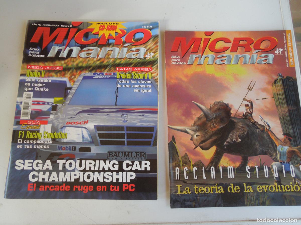 Coleccionismo de Revistas y Peri&oacute;dicos: MICROMANIA REVISTA N&ordm; 37- III EPOCA-02-1998 - SEGA TOURING CAR CHAMPIONSHIP