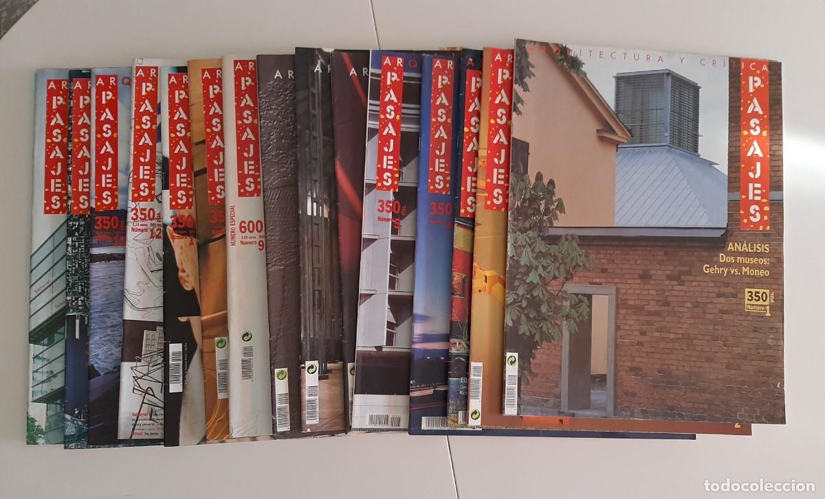 Coleccionismo de Revistas y Peri&oacute;dicos: Lote PASAJES Arquitectura n&ordm; 1&ndash;16 (1998&ndash;2000) / Primera &eacute;poca