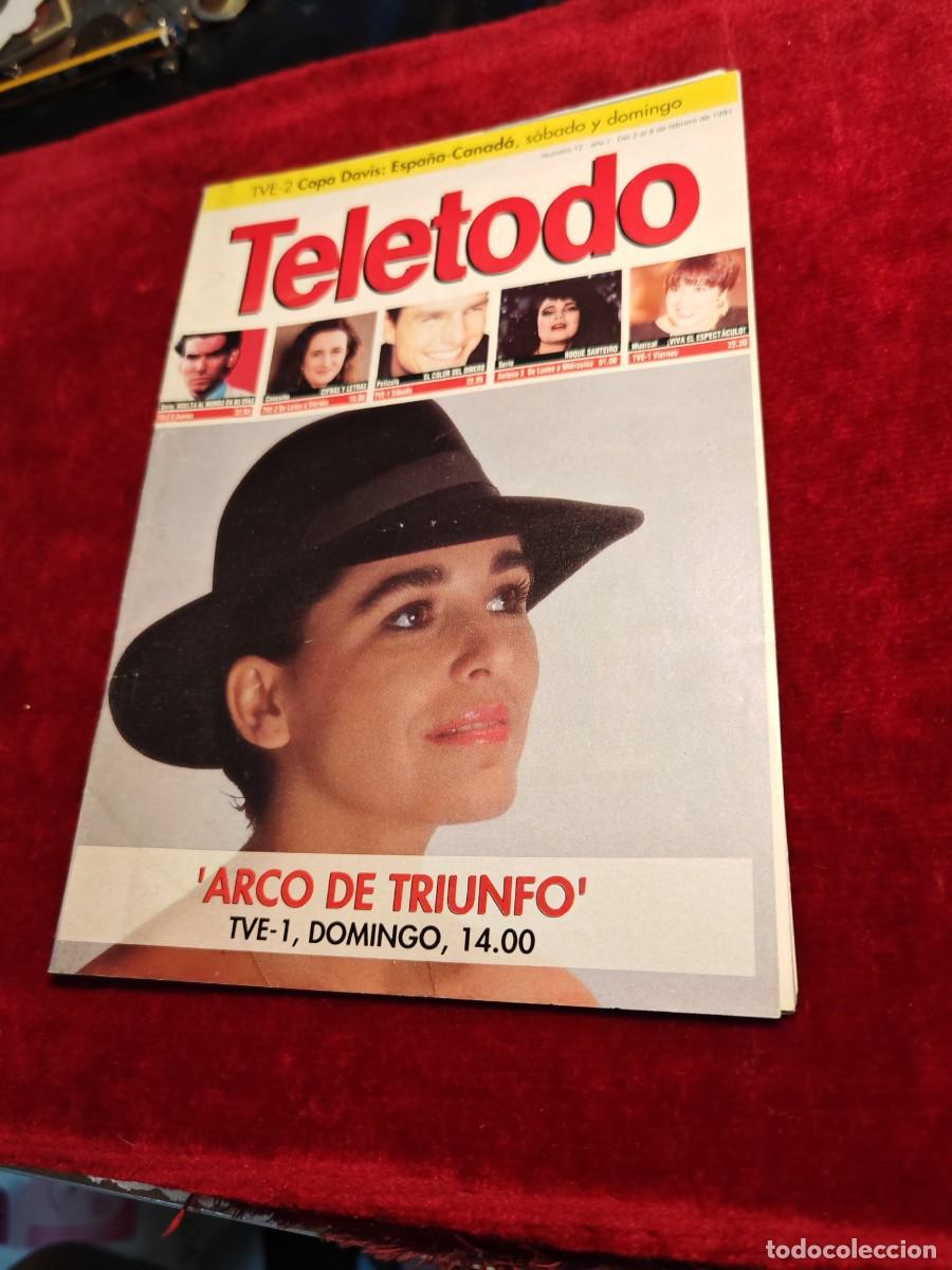 Colecionismo de Revistas e Jornais: Revista teletodo a&ntilde;o 1991