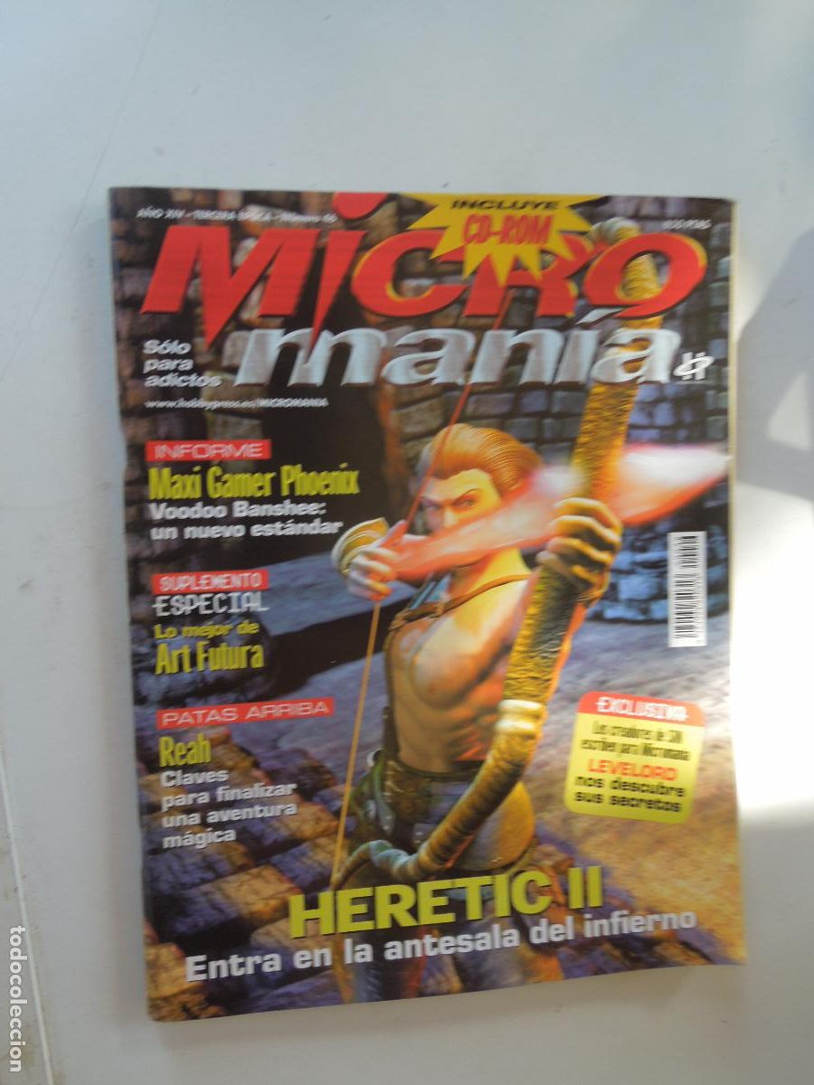 Coleccionismo de Revistas y Peri&oacute;dicos: MICROMANIA REVISTA N&ordm; 46 - III EPOCA- 11-1998- HERETIC II - ENTRA EN LA ANTESALA DEL INFIERNO