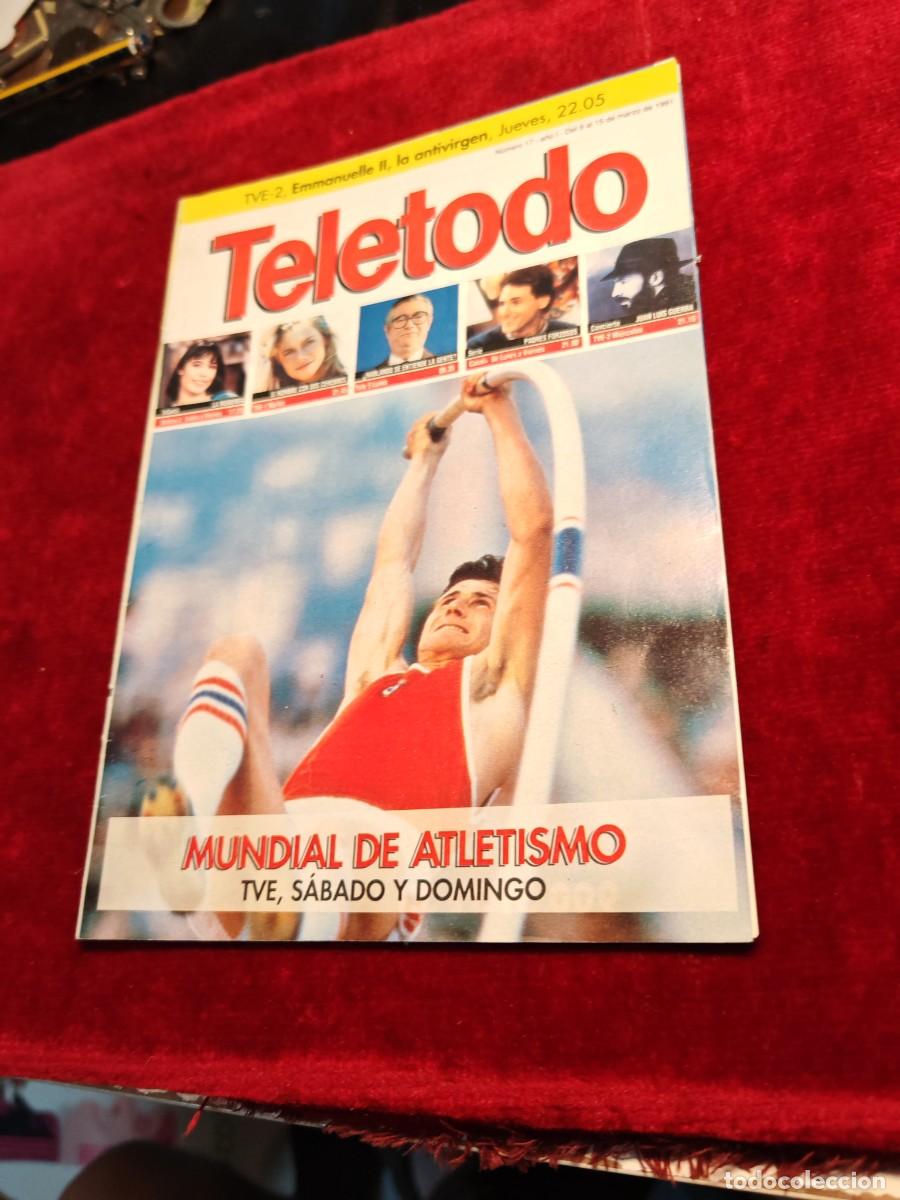 Coleccionismo de Revistas y Peri&oacute;dicos: Revista teletodo a&ntilde;o 1991