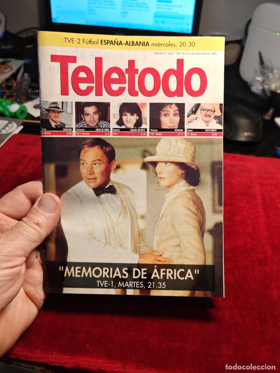 Coleccionismo de Revistas y Peri&oacute;dicos: Revista teletodo a&ntilde;o 1991