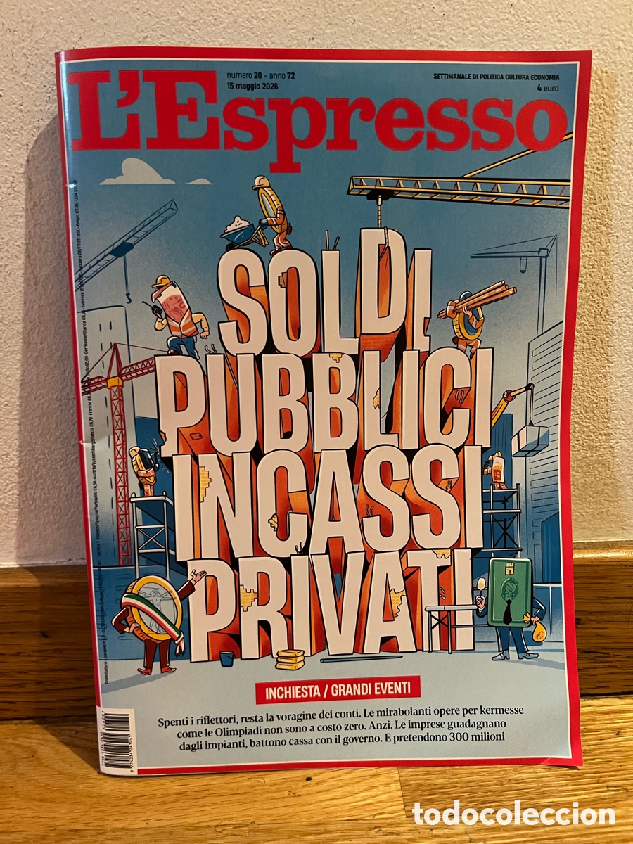 Coleccionismo de Revistas y Peri&oacute;dicos: L&rsquo; Espresso n&uacute;mero 20