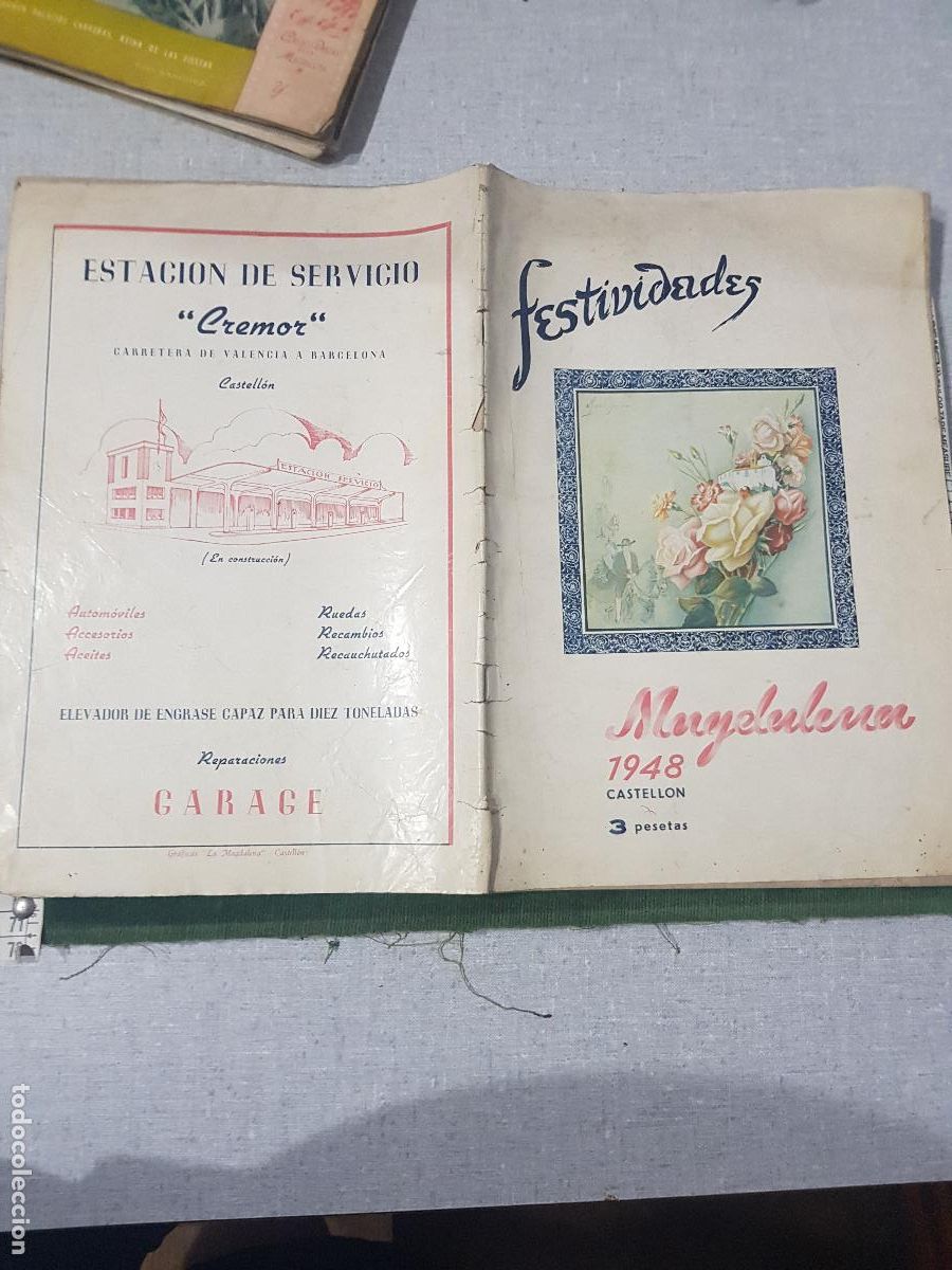 Colecionismo de Revistas e Jornais: FESTIVIDADES 1948 , SRTA.CARMEN JORDAN FONFRIA .REINA DE LAS FIESTAS DE LA MAGDALENA