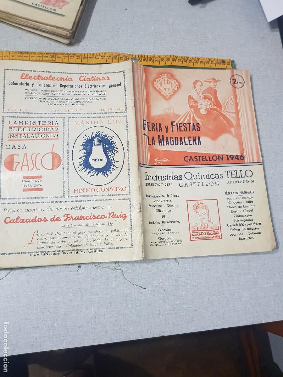 Colecionismo de Revistas e Jornais: FESTIVIDADES 1946 , SRTA.LUPITA ANDINO RUIZ .REINA DE LAS FIESTAS DE LA MAGDALENA