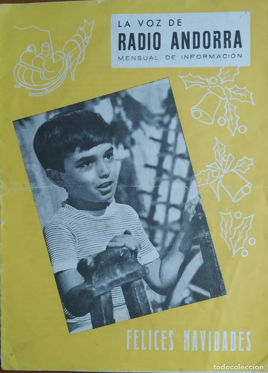Coleccionismo de Revistas y Peri&oacute;dicos: LA VOZ DE RADIO ANDORRA REVISTA DEL A&Ntilde;O 1959