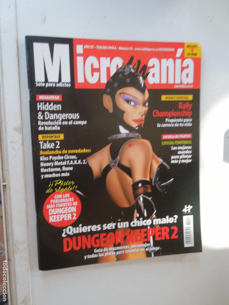 Coleccionismo de Revistas y Peri&oacute;dicos: MICROMANIA REVISTA N&ordm; 55 -III EPOCA -08-1999 - DUNGEON KEEPER 2