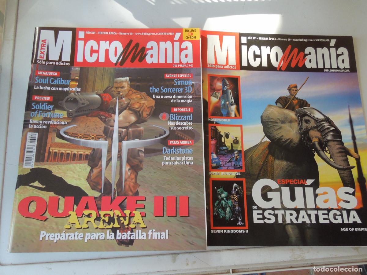 Coleccionismo de Revistas y Peri&oacute;dicos: MICROMANIA REVISTA N&ordm; 60 -III EPOCA- -ENERO 2000 - QUAKE III - ARENA + SUPLEMENTO - BATALLA FINAL