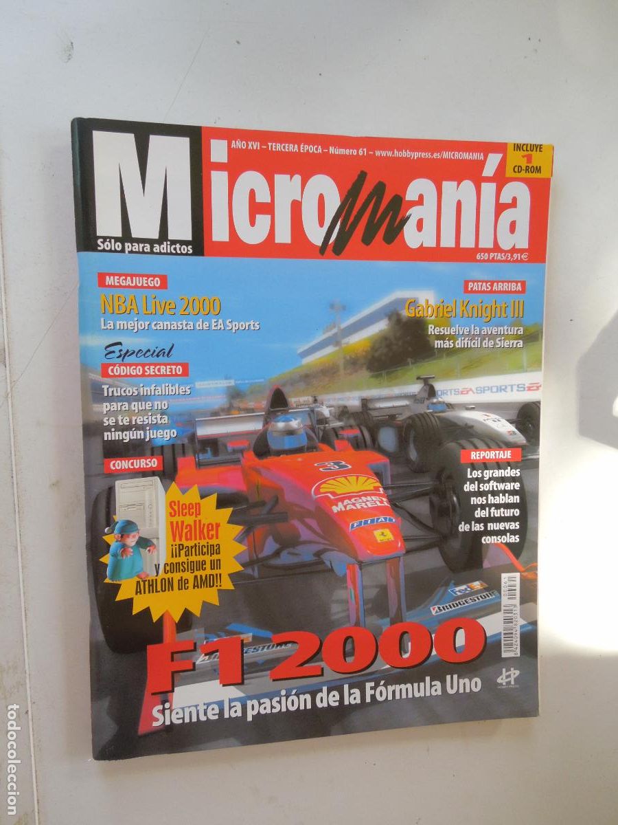 Coleccionismo de Revistas y Peri&oacute;dicos: MICROMANIA REVISTA N&ordm; 61 -III EPOCA- FEBRERO 2000- F1 2000- PASION POR LA FORMULA UNO