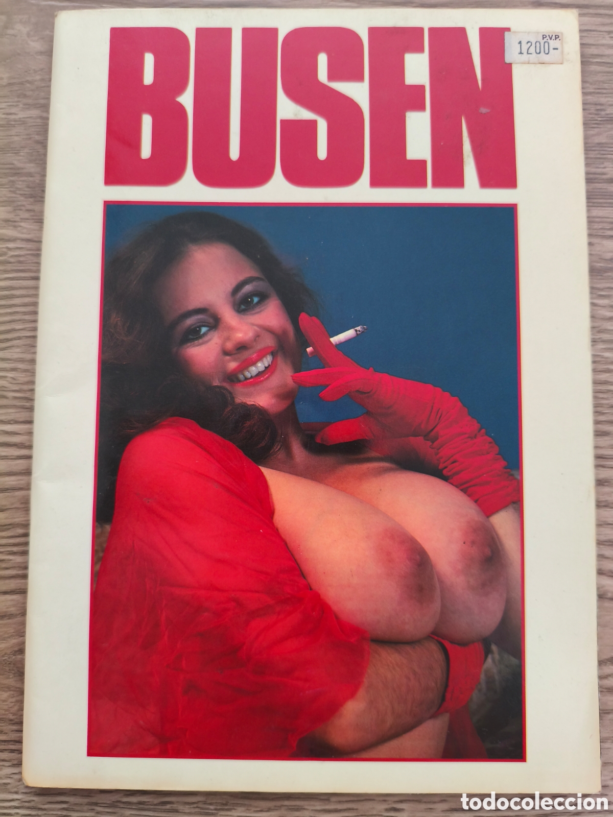 Coleccionismo de Revistas y Peri&oacute;dicos: BUSEN 19 VINTAGE ADULT SEX MAGAZINE BIG TITS BREAST BOOBS LAURA SANDS 1983