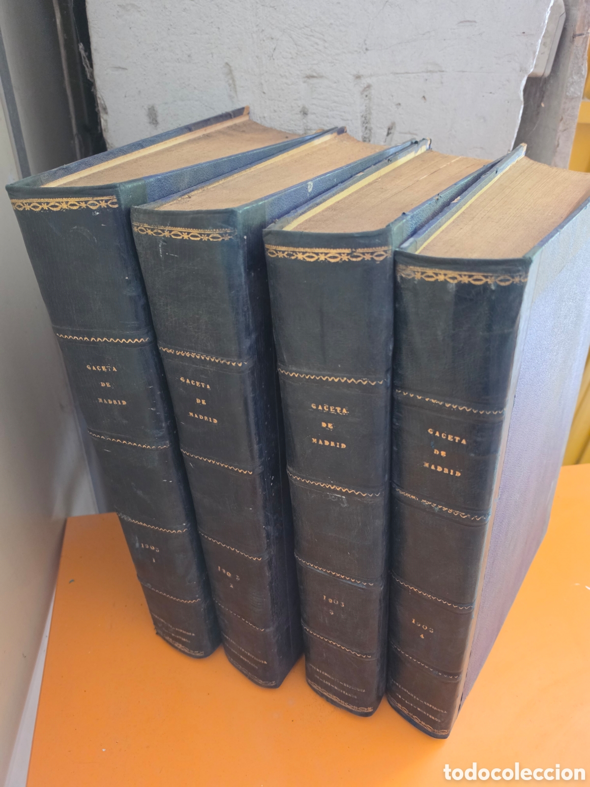 Coleccionismo de Revistas y Peri&oacute;dicos: HACETA DE MADRID 1903. 4 TOMOS. A&Ntilde;O COMPLETO. IMPRENTA SUCESORES DE M. MINUESA DE LOS RIOS