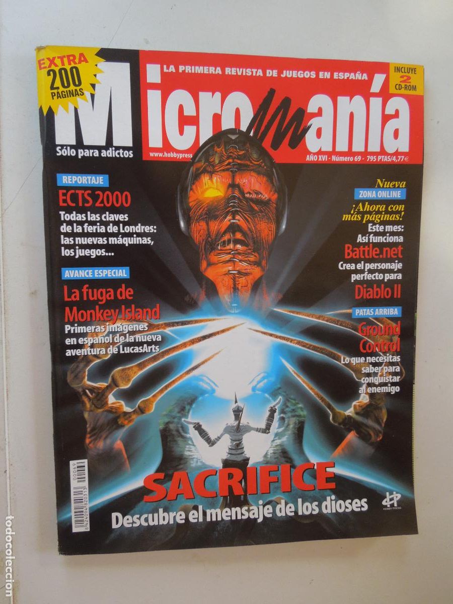Coleccionismo de Revistas y Peri&oacute;dicos: MICROMANIA REVISTA N&ordm; 69- III EPOCA- SACRIFICE - 09-2000