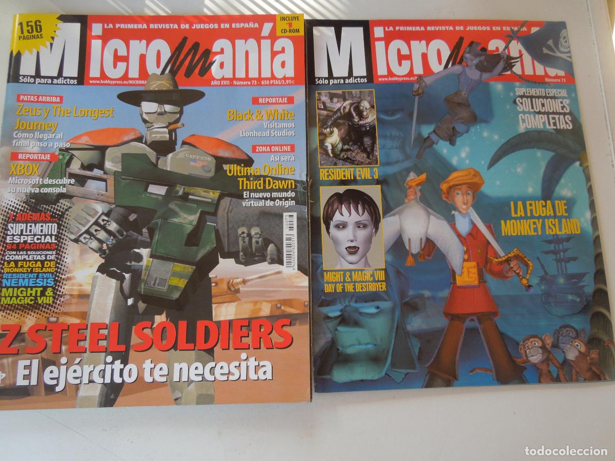 Coleccionismo de Revistas y Peri&oacute;dicos: MICROMANIA REVISTA N&ordm; 73- III EPOCA - MARZO 2001 - ZSTEEL SOLDIERS + SUPLEMENTO