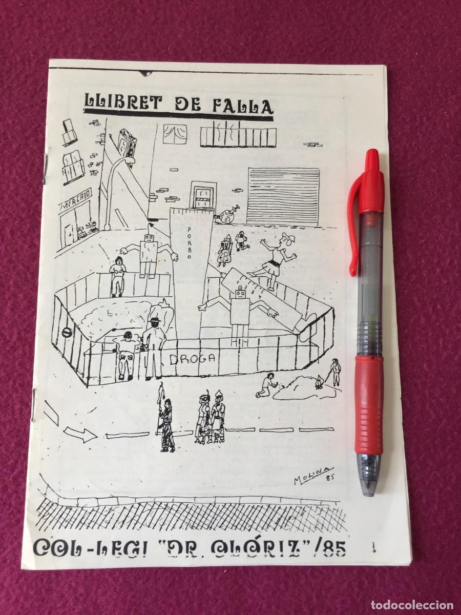 Collezionismo di Riviste e Giornali: LLIBRET DE FALLAS DE VALENCIA -- COLEGIO DR.OLORIZ 1985