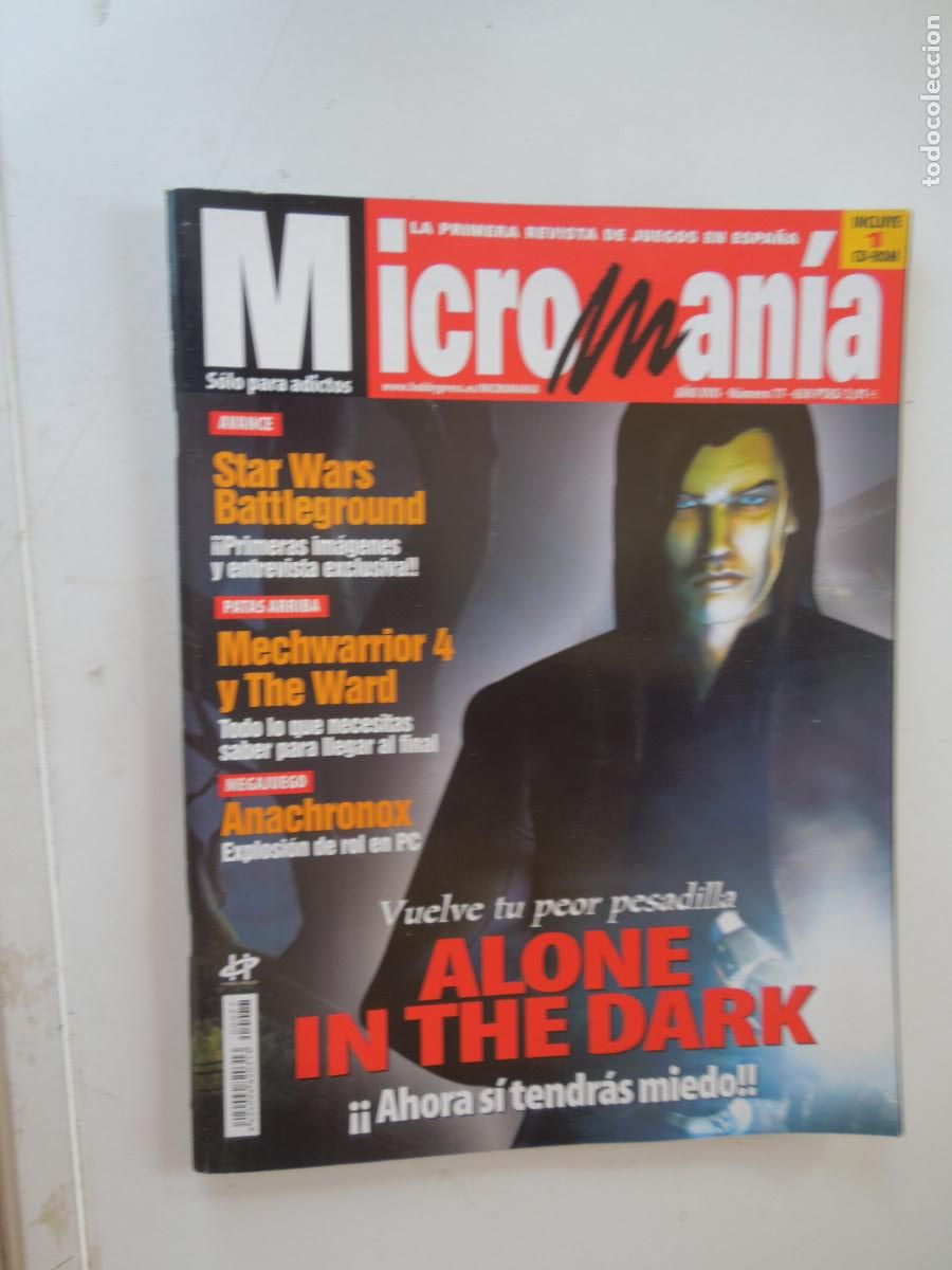 Collezionismo di Riviste e Giornali: MICROMANIA REVISTA N&ordm; 77- III EPOCA - JULIO 2001 - ALONE IN THE DARK