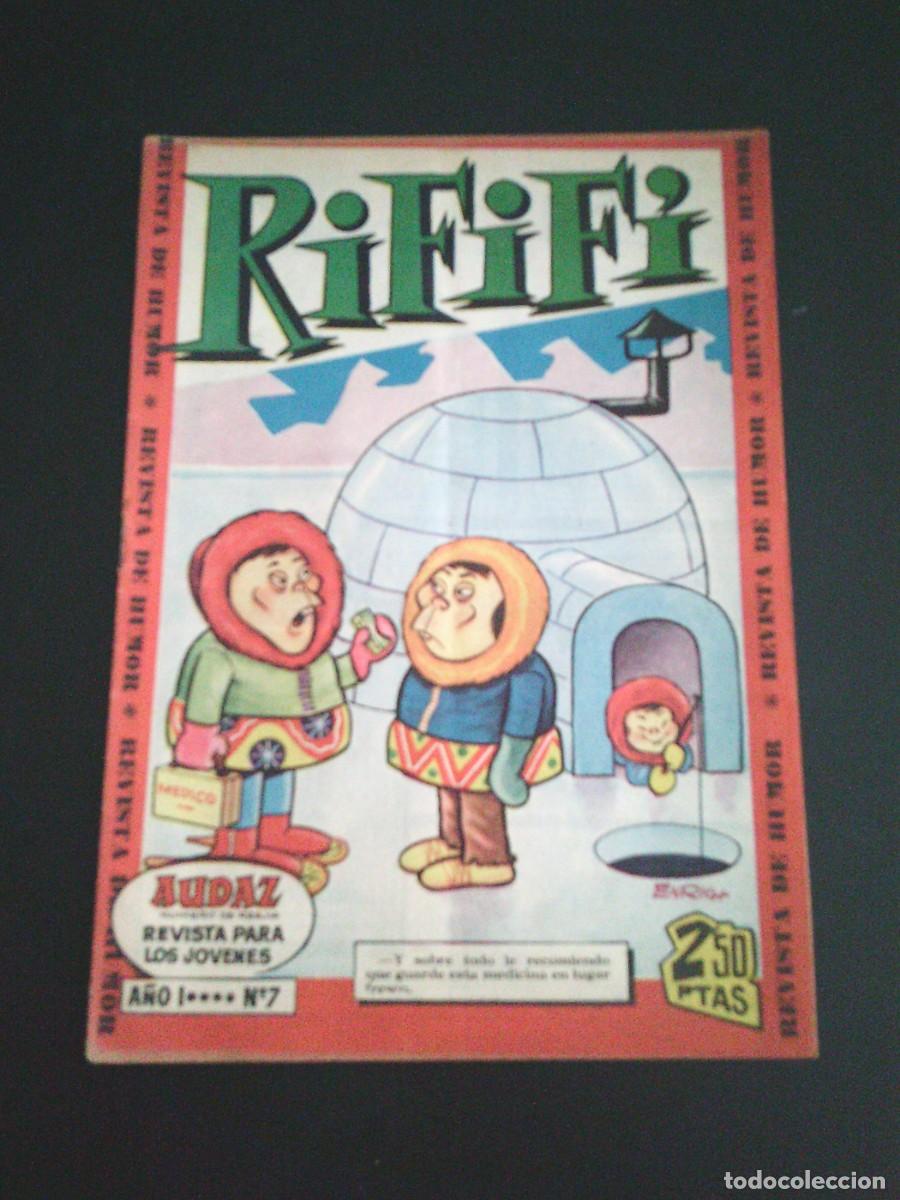 Coleccionismo de Revistas y Peri&oacute;dicos: RIFIFI - A&Ntilde;O I - NUMERO 7 - AUDAZ - REVISTA DE HUMOR - HISPANOAMERICANA 1961 -BUEN ESTADO -CJ 241