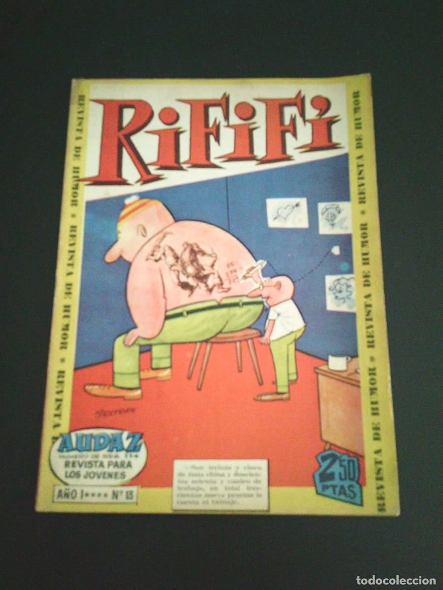 Coleccionismo de Revistas y Peri&oacute;dicos: RIFIFI - A&Ntilde;O I - NUMERO 13 - AUDAZ - REVISTA DE HUMOR - HISPANOAMERICANA 1961 -NORMAL ESTADO -CJ 241