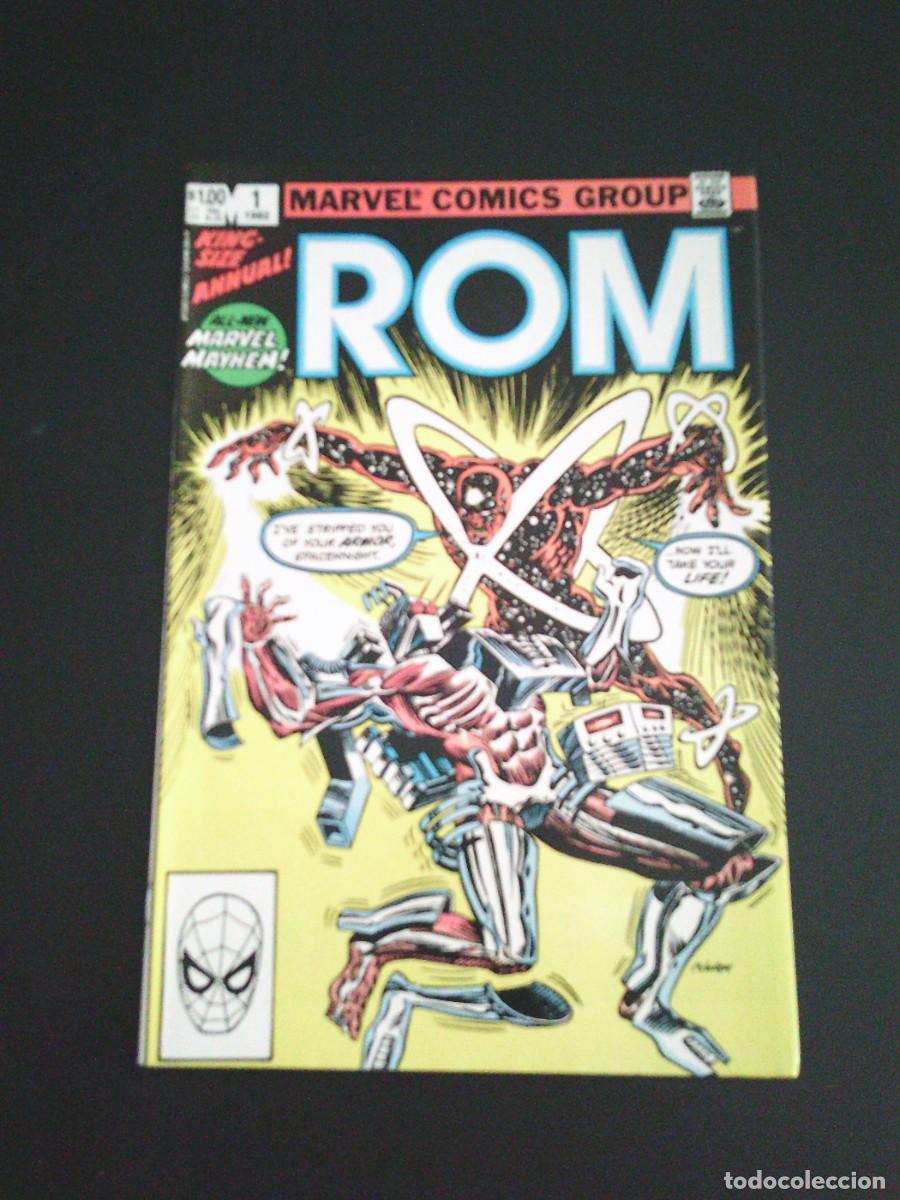Colecionismo de Revistas e Jornais: ROM - KING-SIZE ANNUAL - NUMERO 1 - MARVEL COMICS GROUP - BUEN ESTADO - COMIC USA ORIGINAL CJ 241
