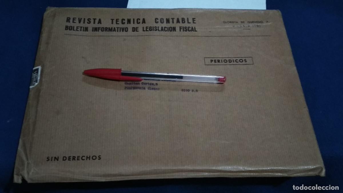 Coleccionismo de Revistas y Peri&oacute;dicos: REVISTA TECNICA CONTABLE + BOLETIN INFORMATIVO DE LEGISLACION FISCAL 1975