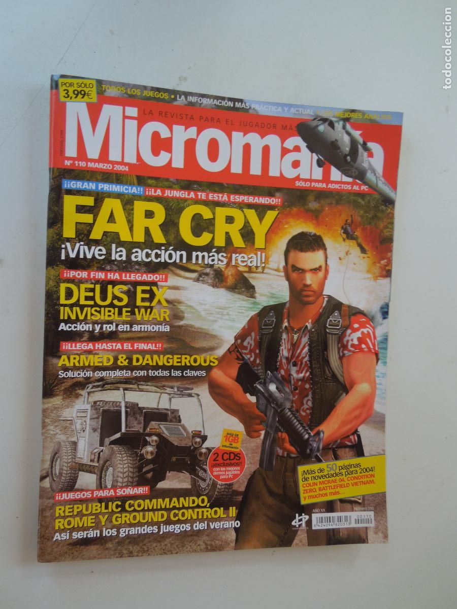 Coleccionismo de Revistas y Peri&oacute;dicos: MICROMANIA REVISTA N&ordm; 110- III EPOCA -MARZO 2004 - FAR CRY