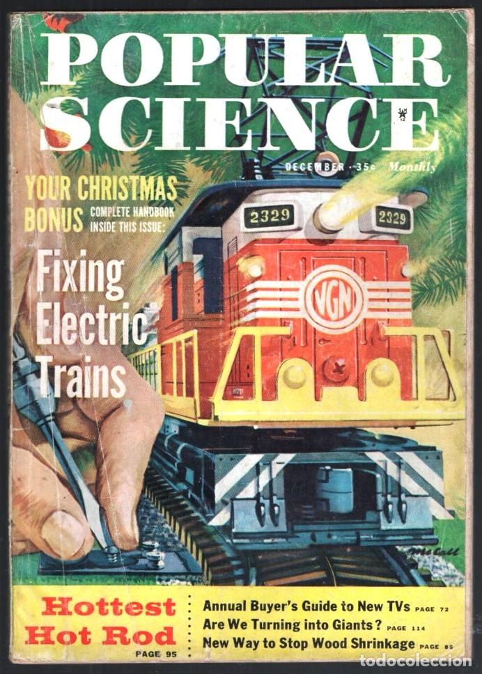 Coleccionismo de Revistas y Peri&oacute;dicos: 1959 DICIEMBRE POPULAR SCIENCE EDISON BUILD A BETTER BATTERY- STORY OF VALIANT CHRYSLER 252 P INGLES